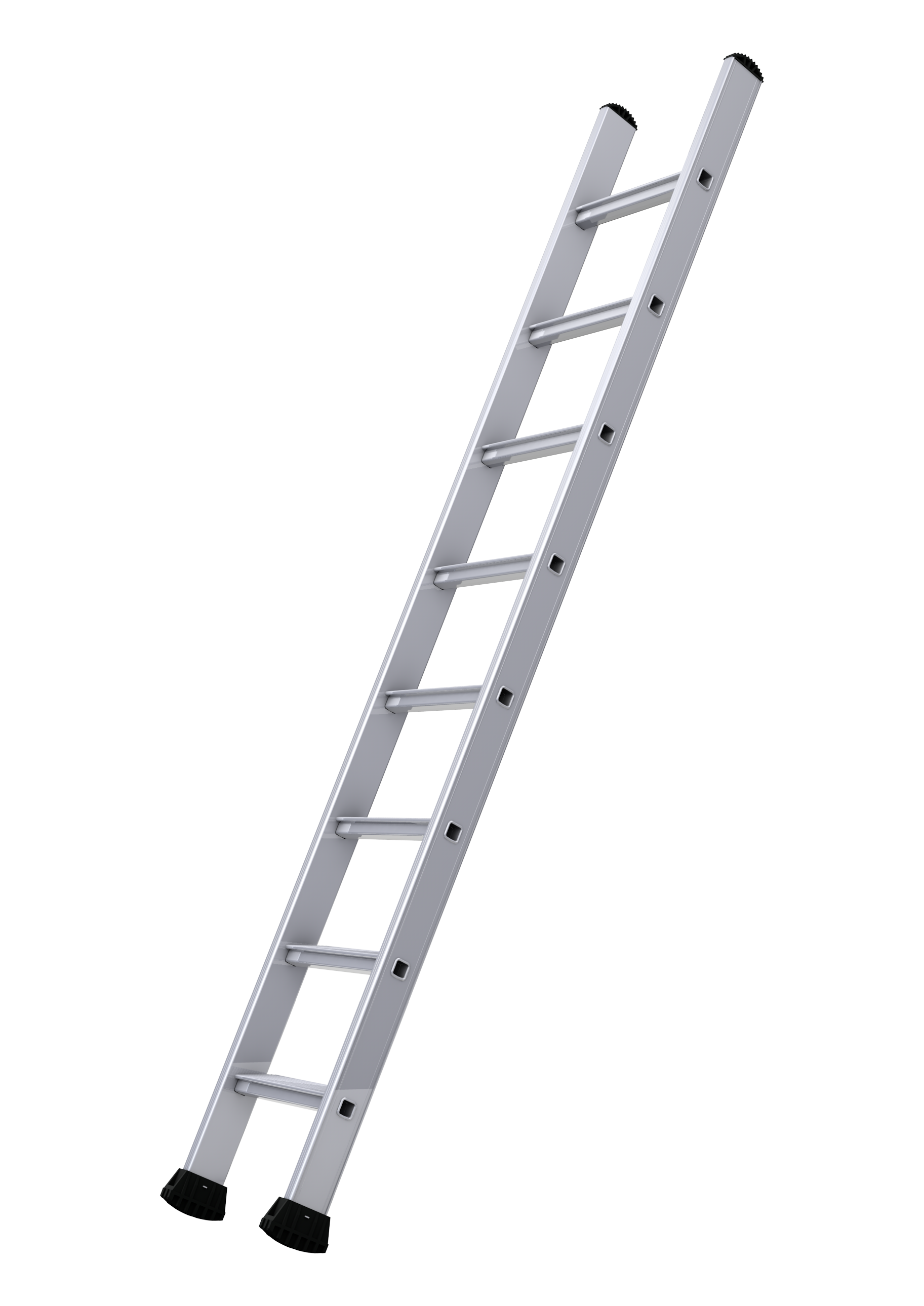 Aluminium-Steiltreppe mit Stufen