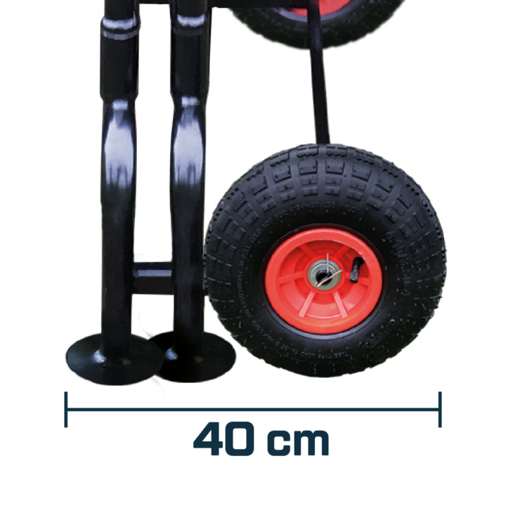 Foldable and compact (40cm thick when folded)