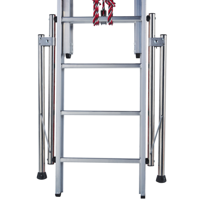 Stabilisateurs rabattables, stockage facilité