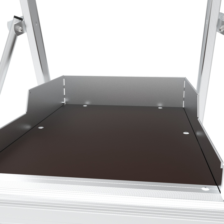 High comfort 600x400mm anti-slip platform in eco-sourced wood