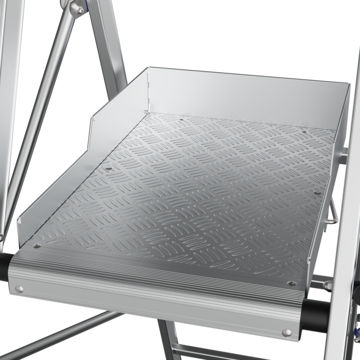 Plataforma gran confort antideslizante de aluminio de 600x400 mm