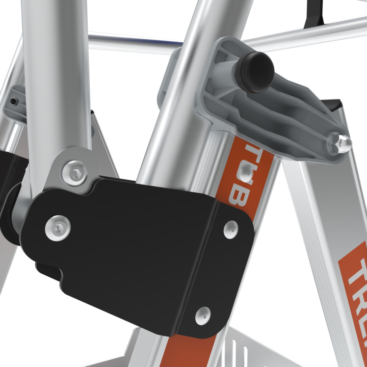 Strong joints with secure folding system for transport