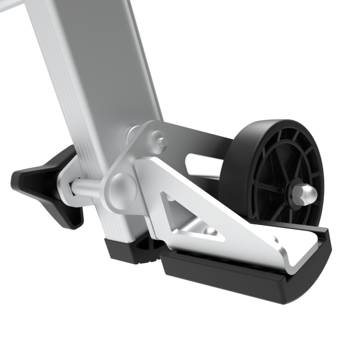 Stabiliser foot on the four steps
