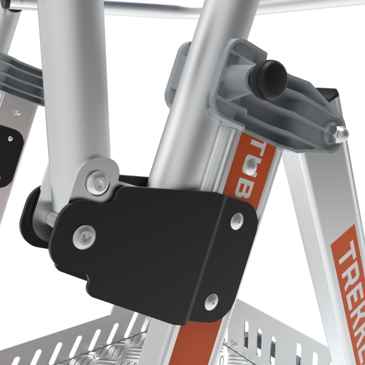 Strong joints with secure folding system for transport