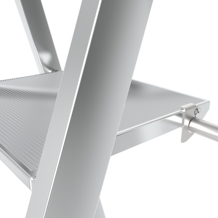 Footrest with anti-lift lock