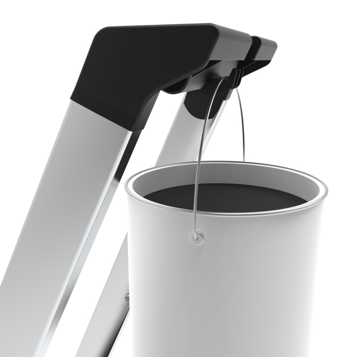 Compartmentalised tool holder with bucket hook