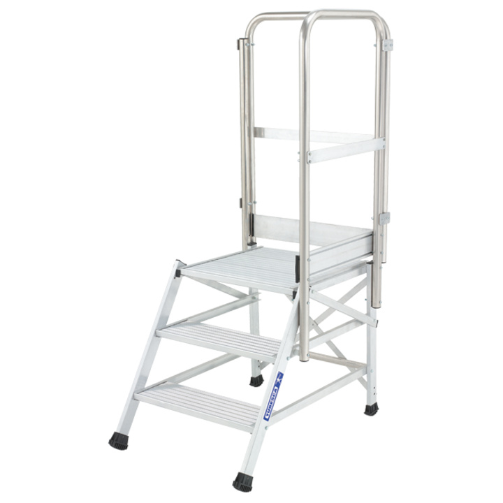 02374203 equipado con 1 rampa lateral y 1 rampa frontal