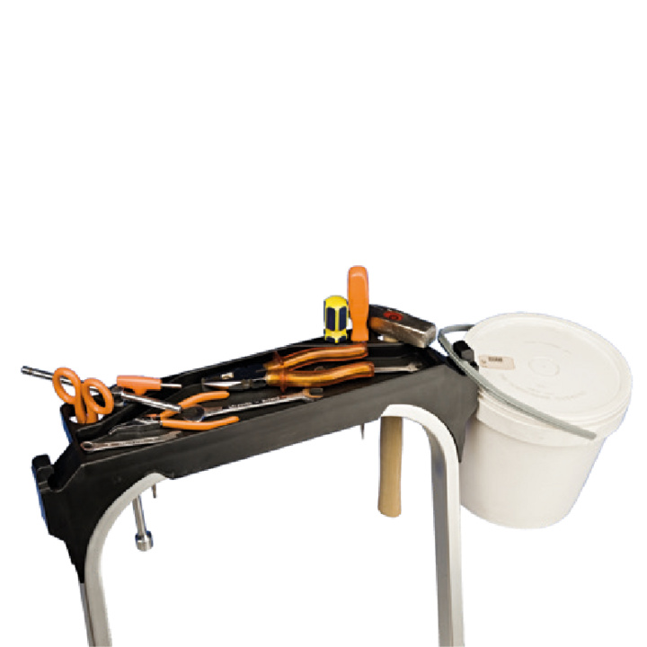 Tool holder with bucket hook