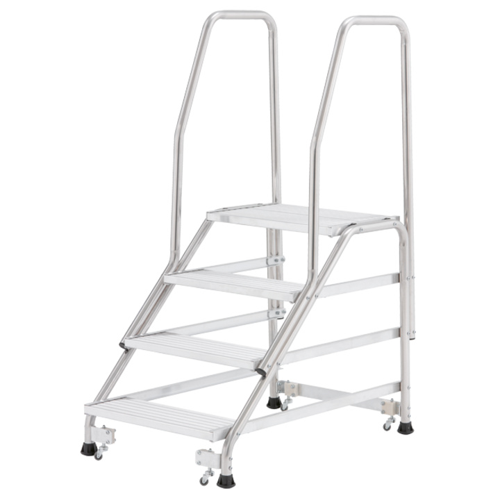 Model equipped with optional retractable castors