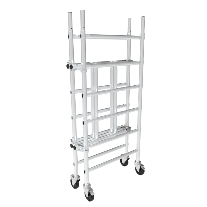 Base plegable compacta: 1,75 x 0,83 x 0,23 m.