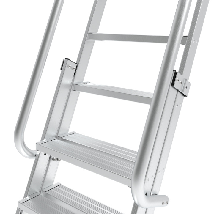Escalera adaptable en altura