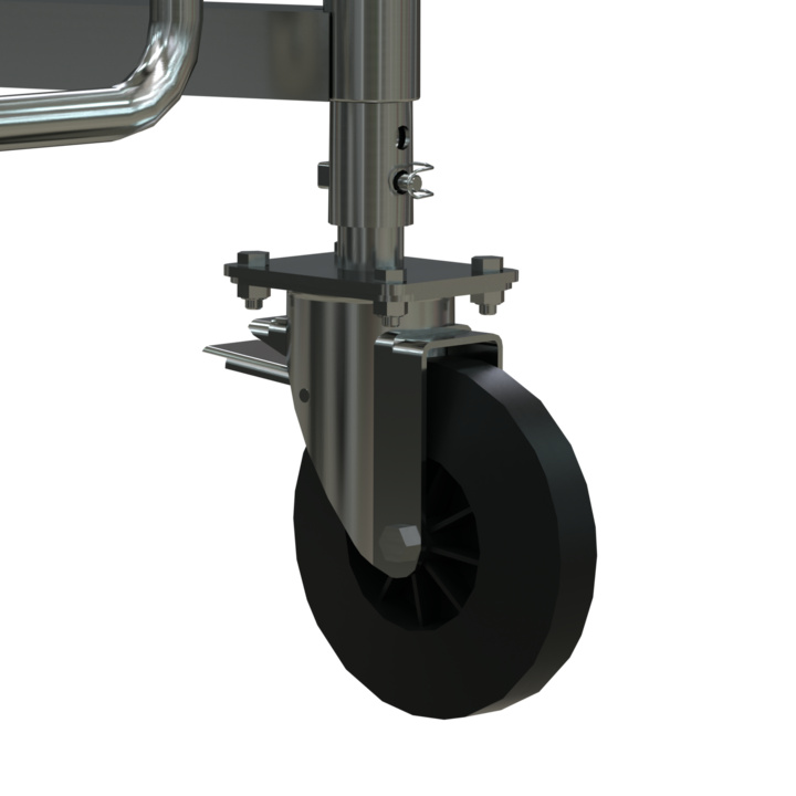 Roues réglables Ø 200 mm