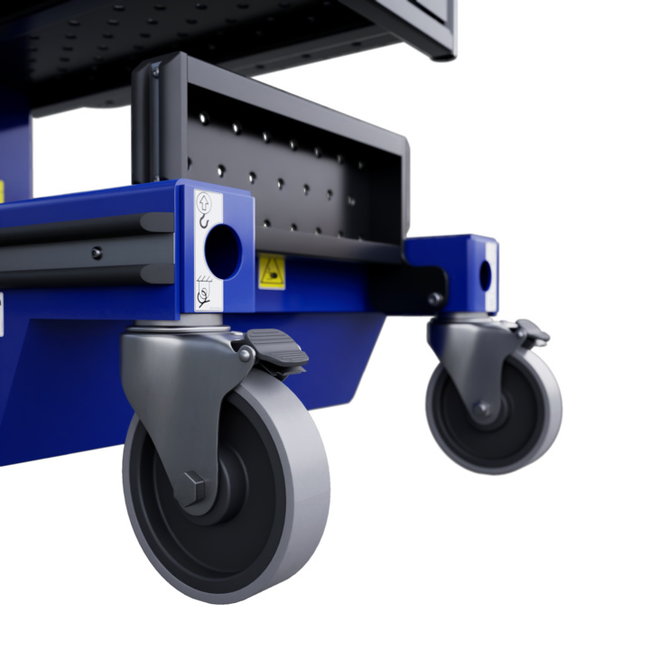 Folding access step