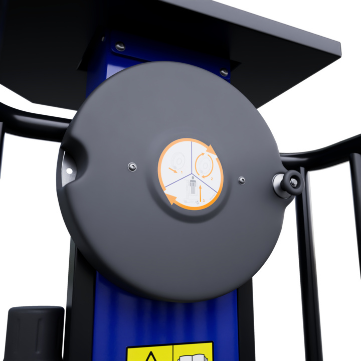 Steering wheel for assisted manual lifting