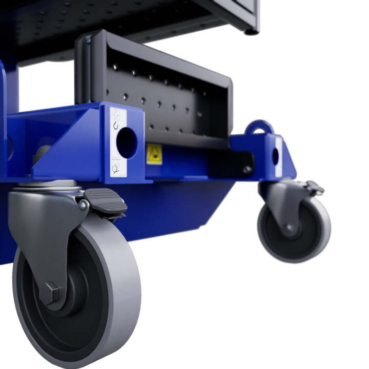 Folding access step