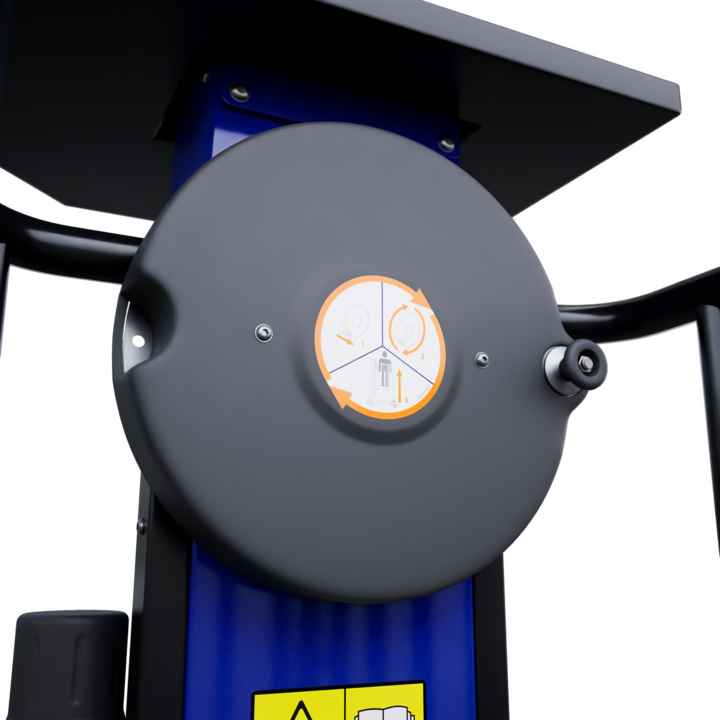Steering wheel for assisted manual lifting