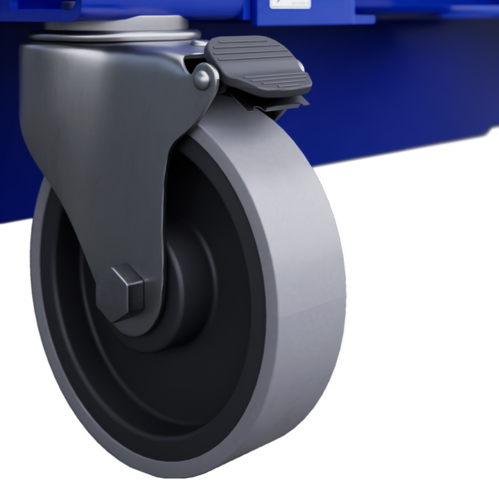 Front wheels with brake