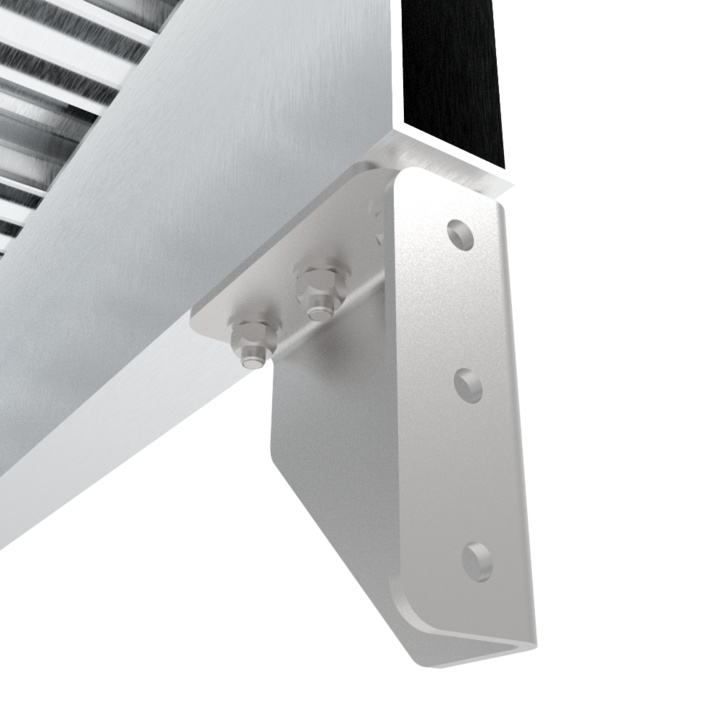 Upper fixing brackets