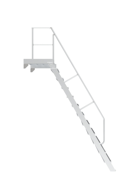 60° stairways with platform