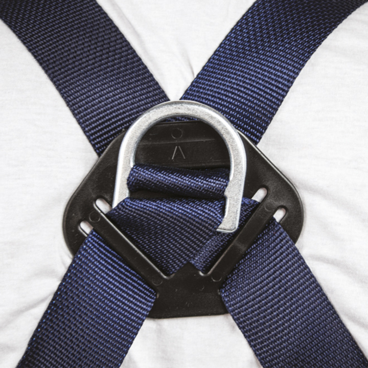 Back anchoring with a metal D-ring