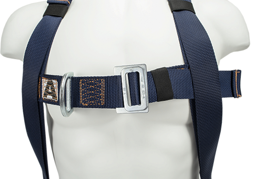 Metal Sternal anchoring and adjustable strap