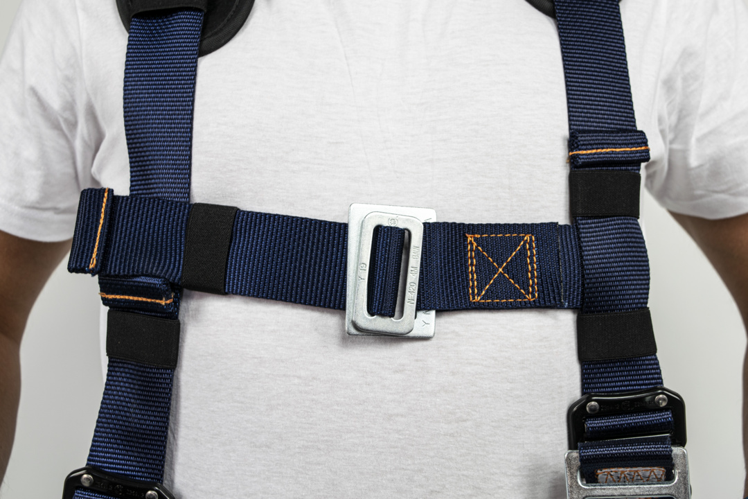 Adjustable sternal strap