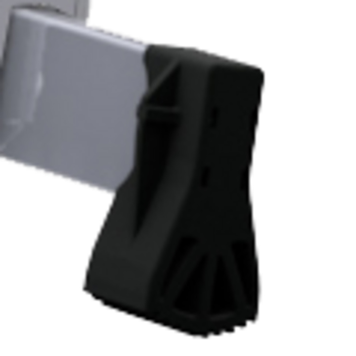 Anti-slip ribbed footpads