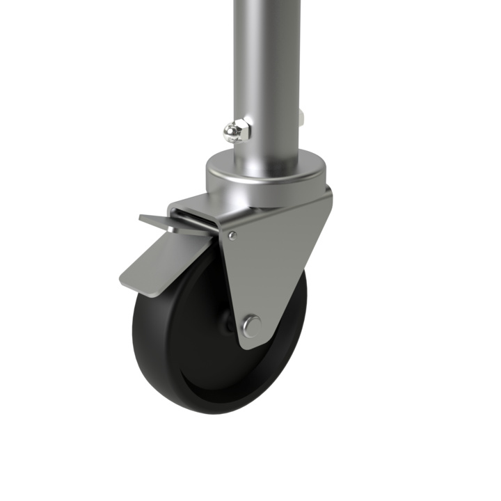 Wheels Ø 125mm (high-powered wheel brakes)
