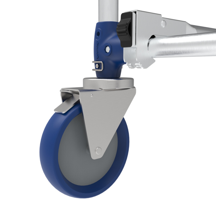 Wheels Ø 200mm adjustable up to 175mm up to 12.5mm increments