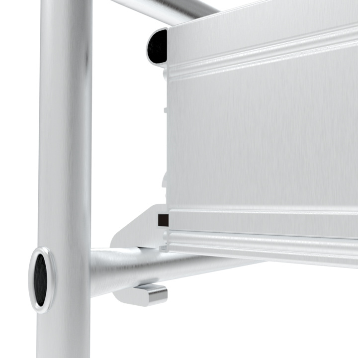 Ergonomic hooks to facilitate platform installation